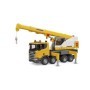 Bruder camion cu macara Scania Super 560R Liebherr cu lumini si sunete